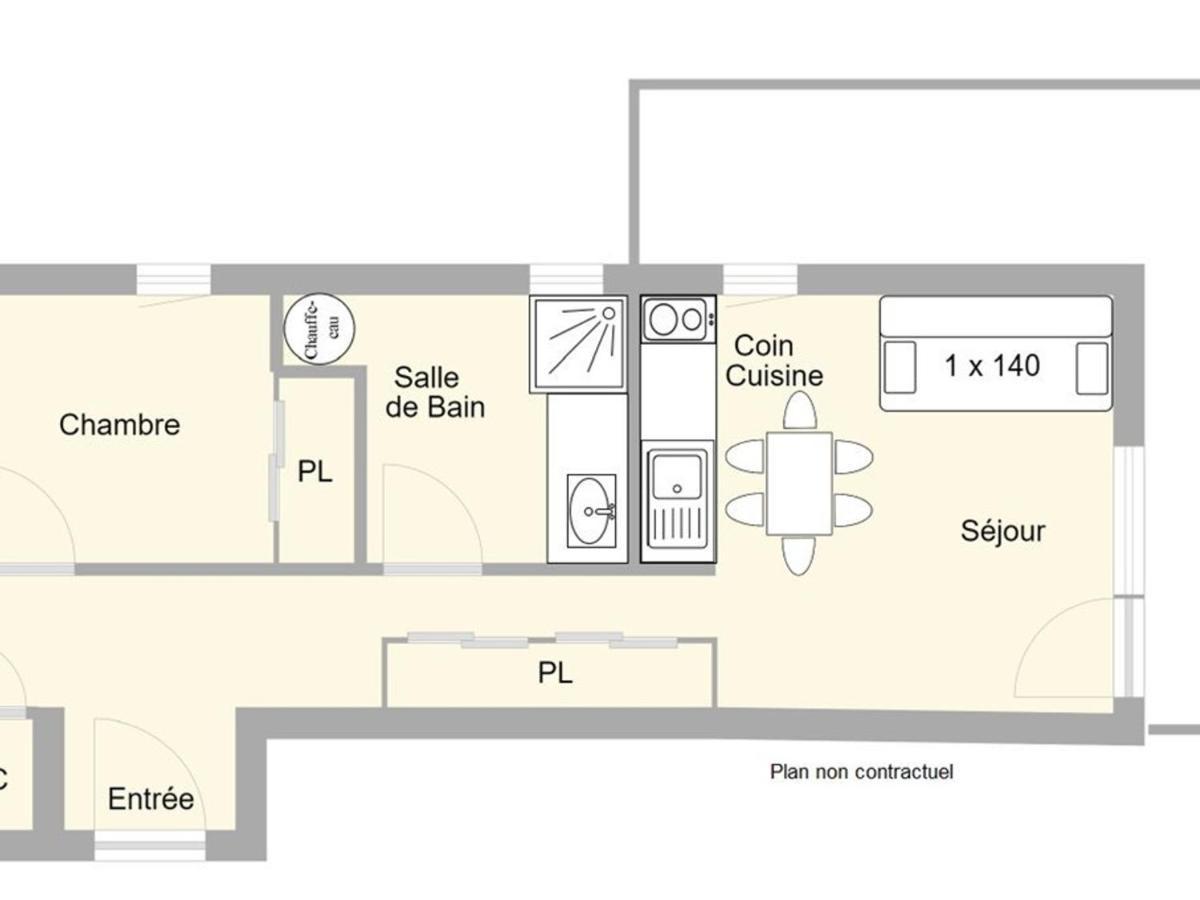 Appartement 2 Pieces Au Coeur Des Saisies - Balcon Sud, Box Inclus, 5 Pers - Fr-1-594-321 Отелюс Екстериор снимка