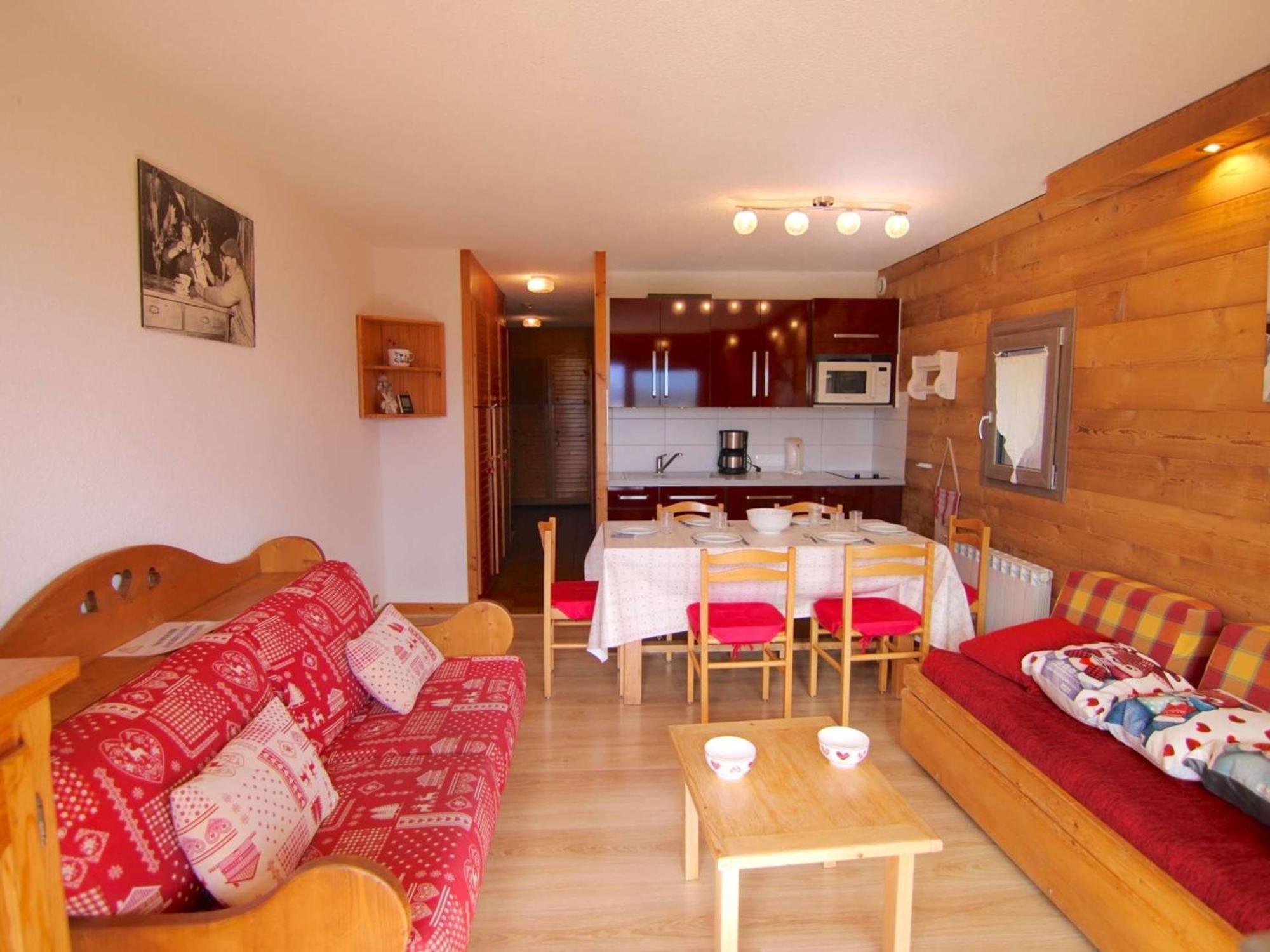 Appartement 2 Pieces Au Coeur Des Saisies - Balcon Sud, Box Inclus, 5 Pers - Fr-1-594-321 Отелюс Екстериор снимка