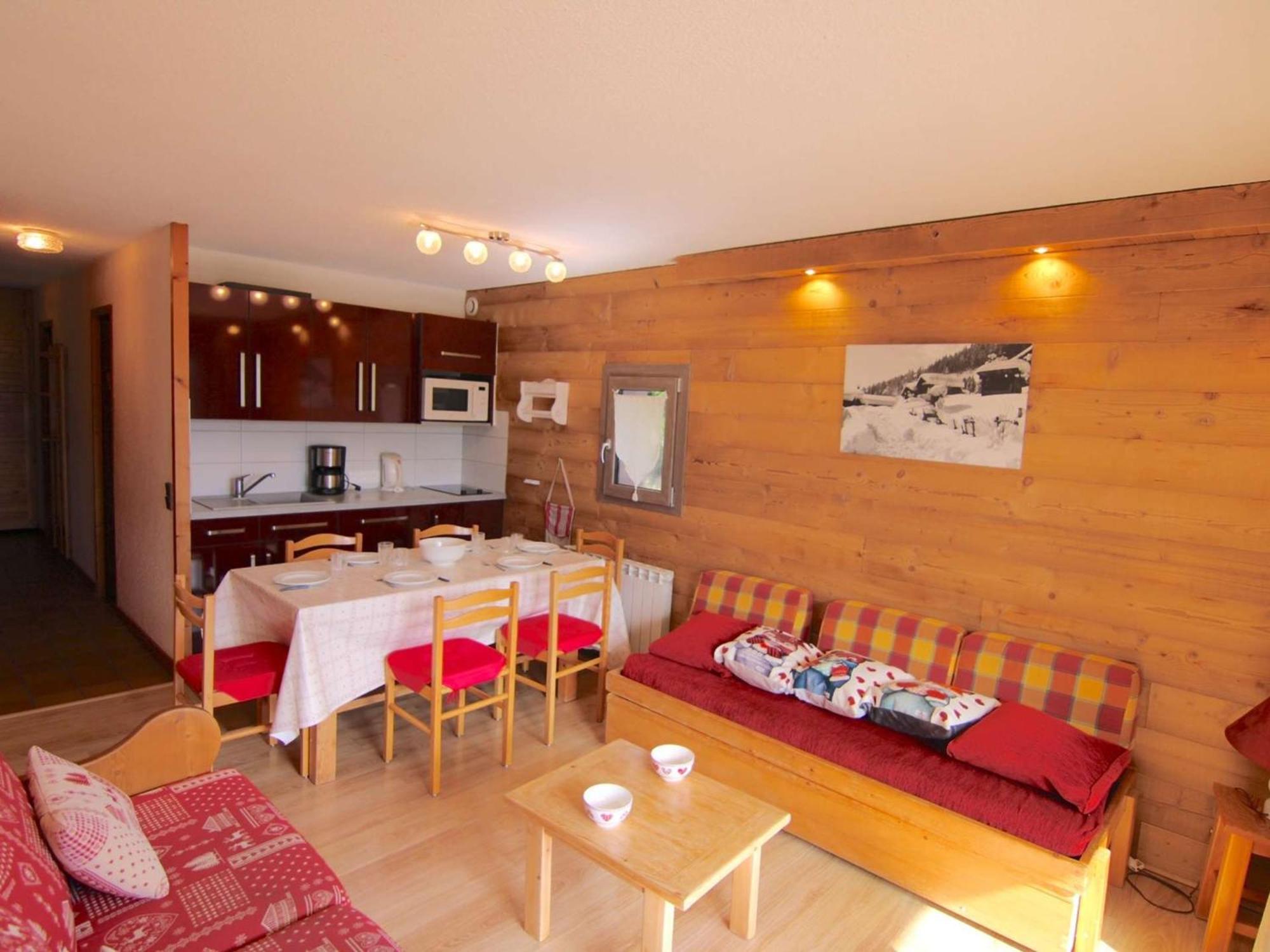 Appartement 2 Pieces Au Coeur Des Saisies - Balcon Sud, Box Inclus, 5 Pers - Fr-1-594-321 Отелюс Екстериор снимка